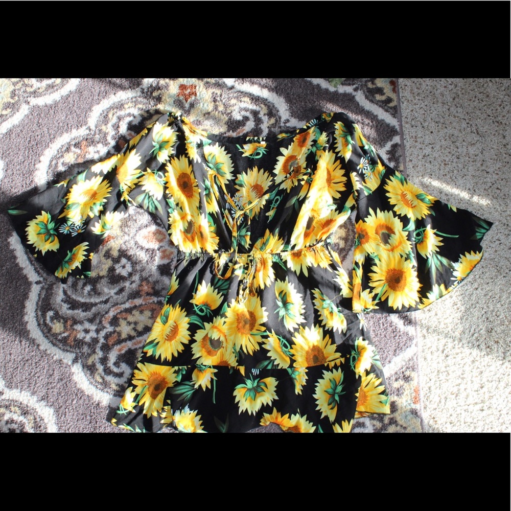 Sunflower Mini Dress